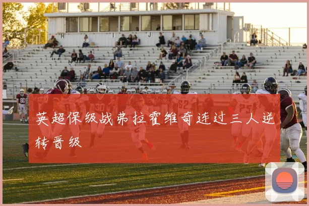 英超保级战弗拉霍维奇连过三人逆转晋级